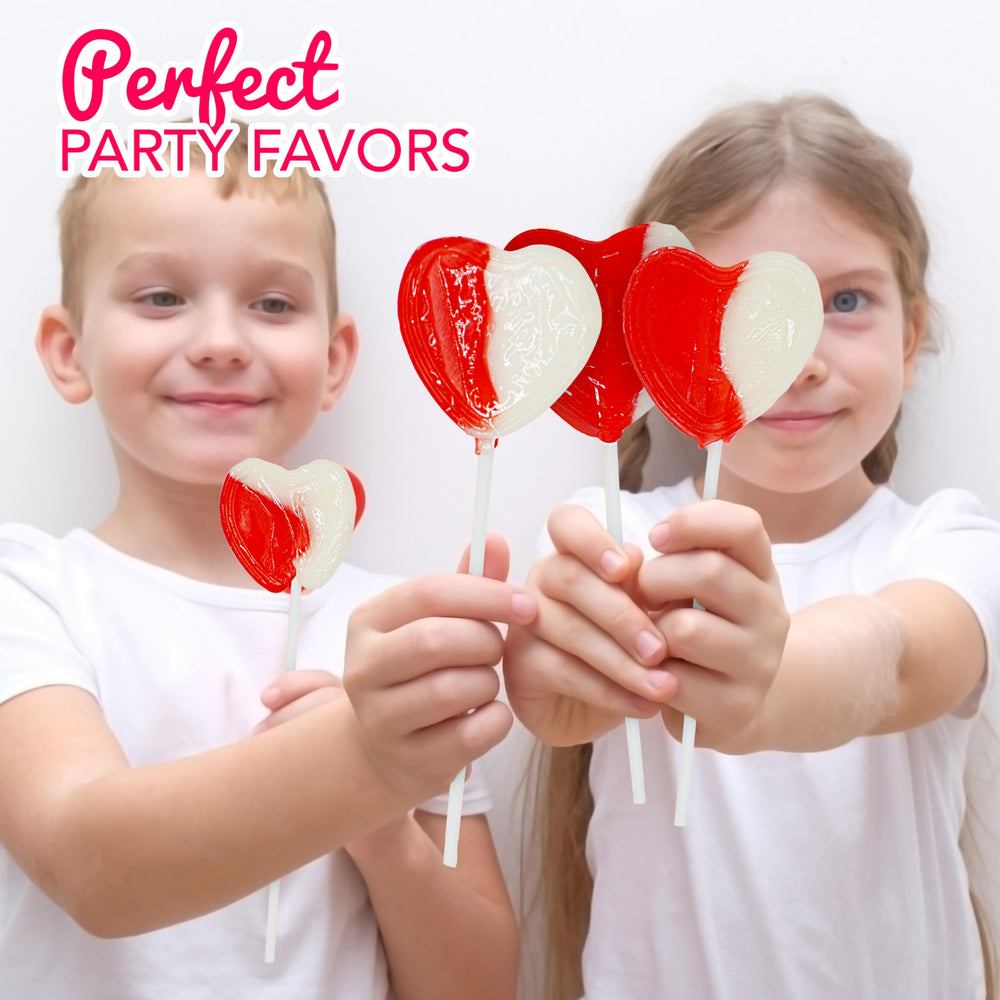 4E's Novelty creamy strawberry cream flavor pops for party favors.