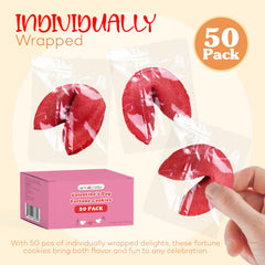 Individually wrapped fortune cookies from 4E's Novelty for clean serving