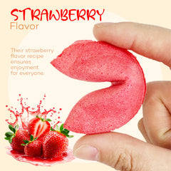 Valentine messages inside 4E's Novelty fortune cookies
