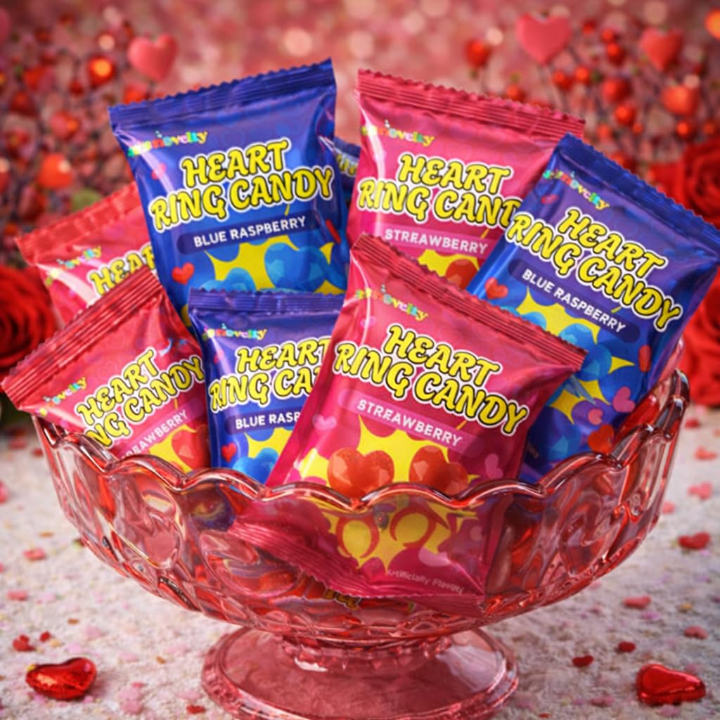 4E's Novelty party-favor candy rings perfect for goody bags and gifts