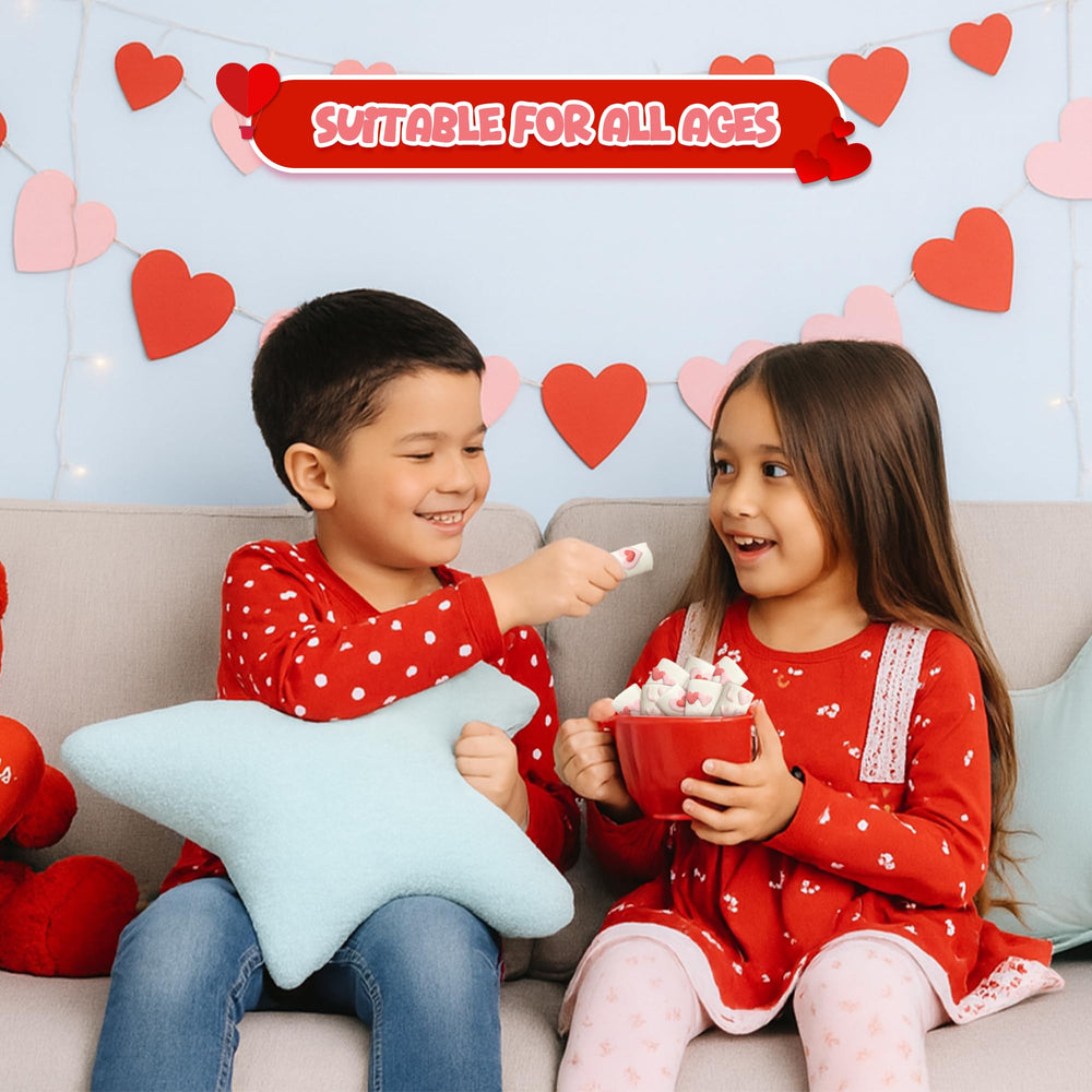 4E's Novelty romantic gift marshmallows, cute in bowls and trays