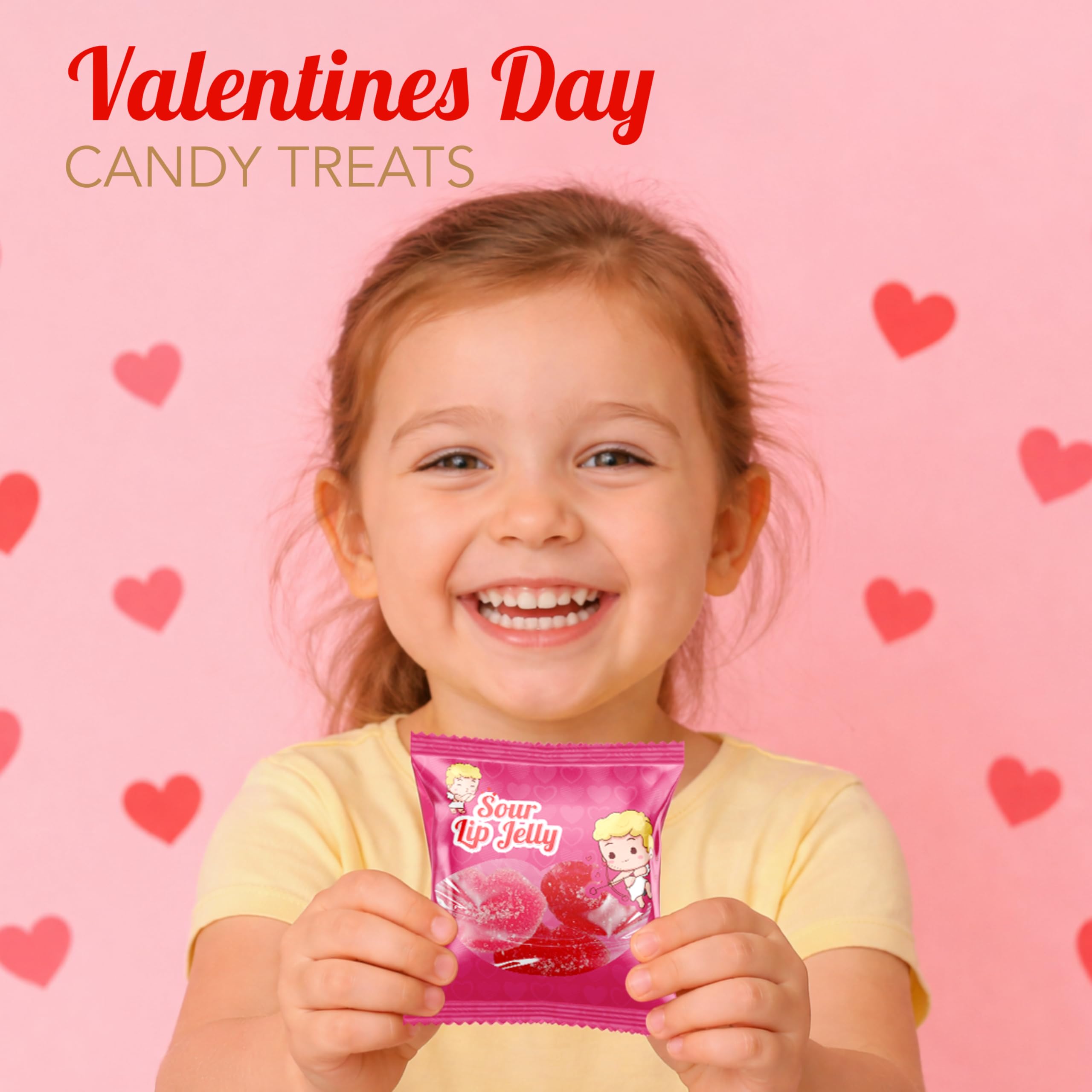 4E's Novelty sour lip gummies cheeky smile shapes invite playful snacking and sharing