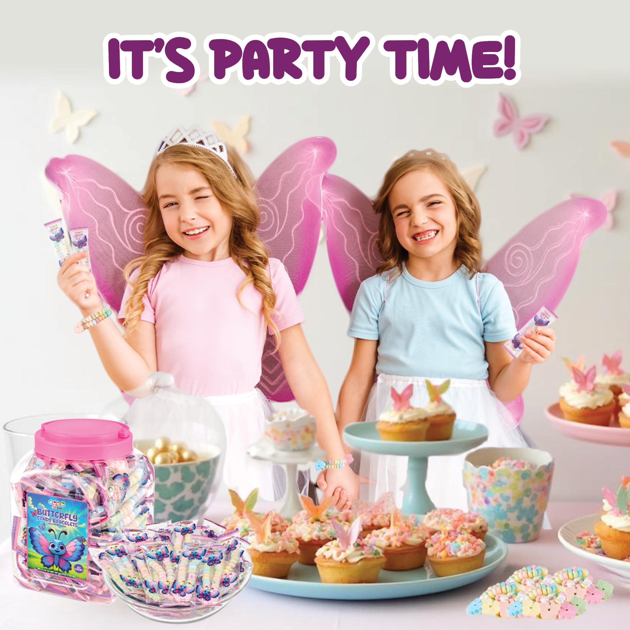 4YoreElves butterfly charm bracelet showcasing cute detailing and wearable candy.