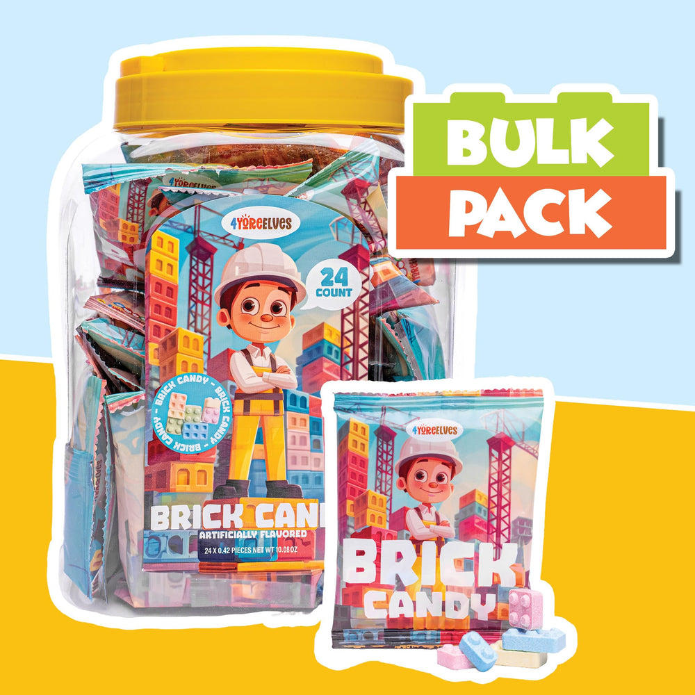 4YoreElves candy bricks in individual bags for party favors