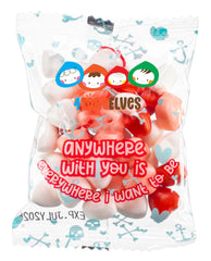 4YoreElves Valentine gift idea with mini heart candies in packs