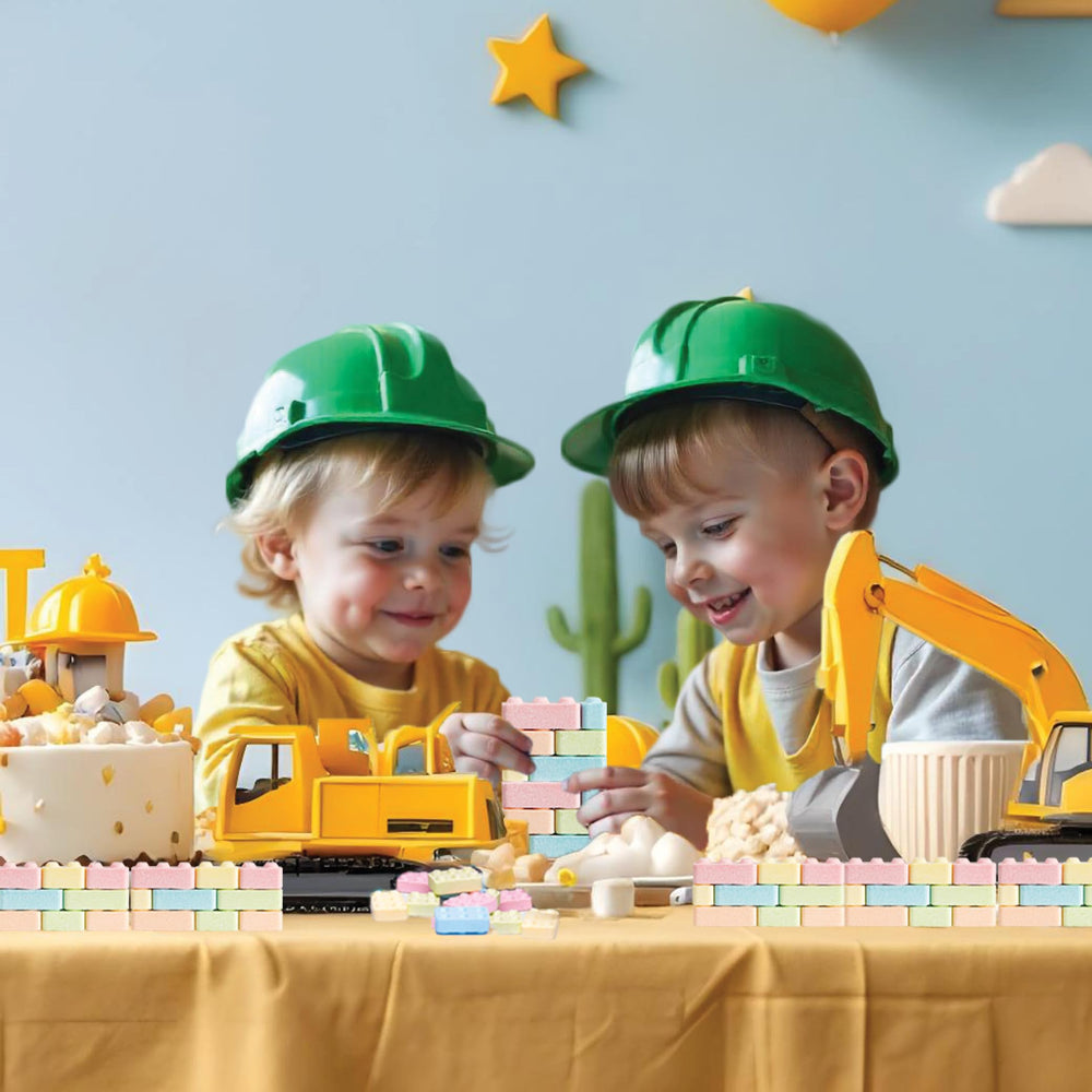 4YoreElves construction-themed candy inspires building activities
