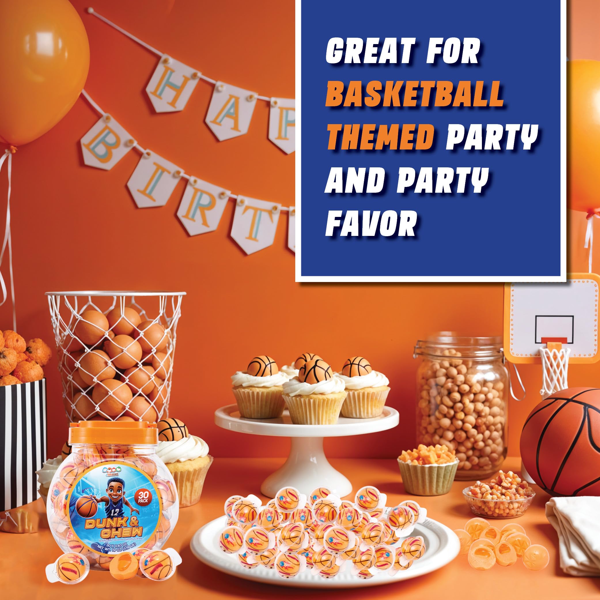 4YoreElves gift idea basketball candy for players and fans