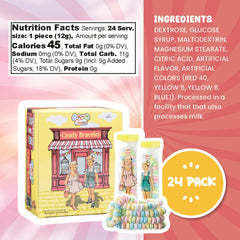 4YoreElves individually wrapped bracelets shown for easy grab-and-go party favors.