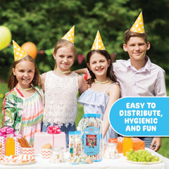 4YoreElves individually wrapped candy necklaces emphasize convenience and mess free gifting