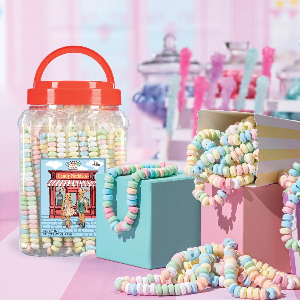 4YoreElves nostalgic 80s candy jewelry ideal for themed birthday treats.