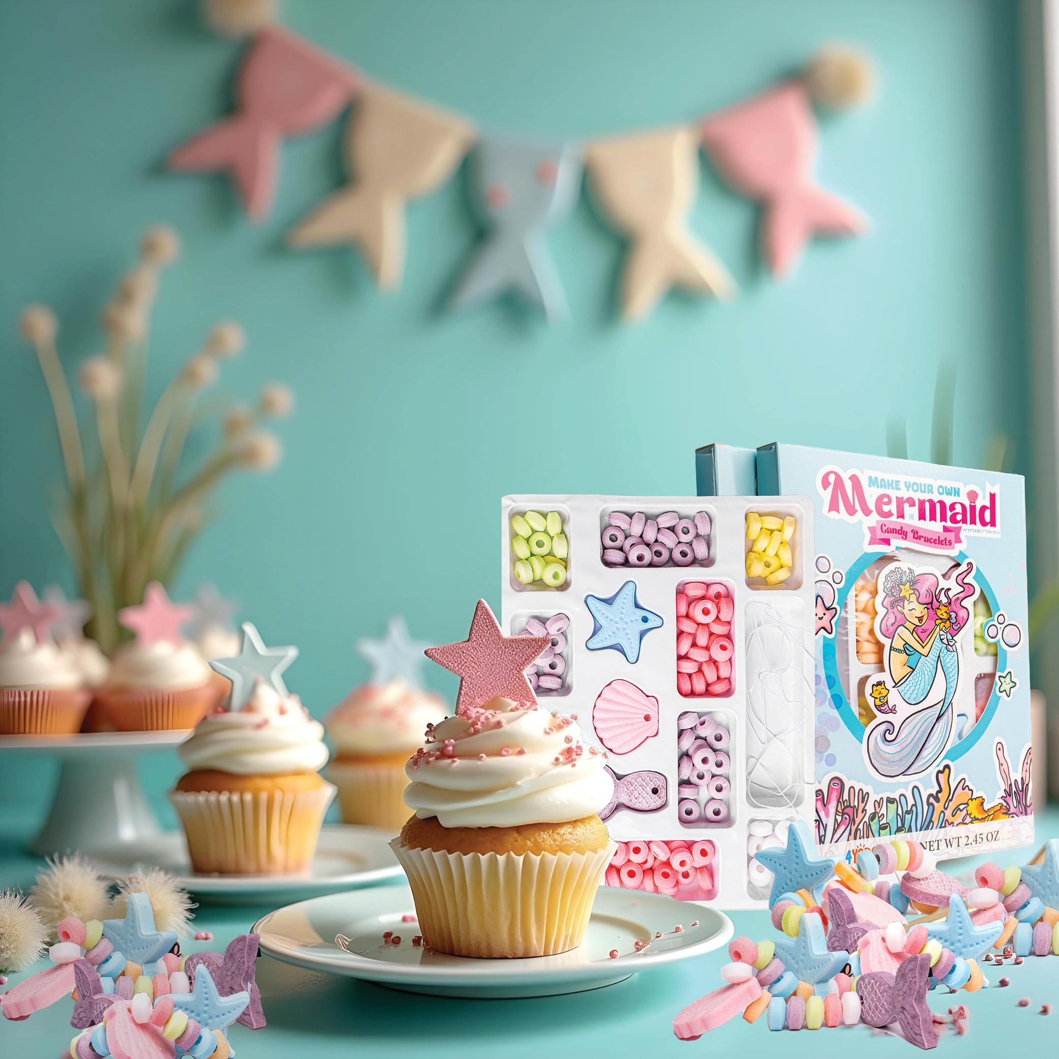 Party favors setup using 4YoreElves kits, perfect for edible treats