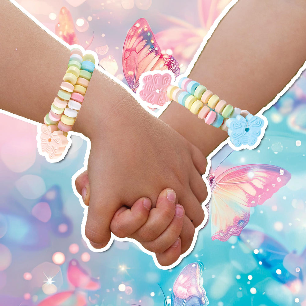 Pastel butterfly candies by 4YoreElves ready for festive treats.
