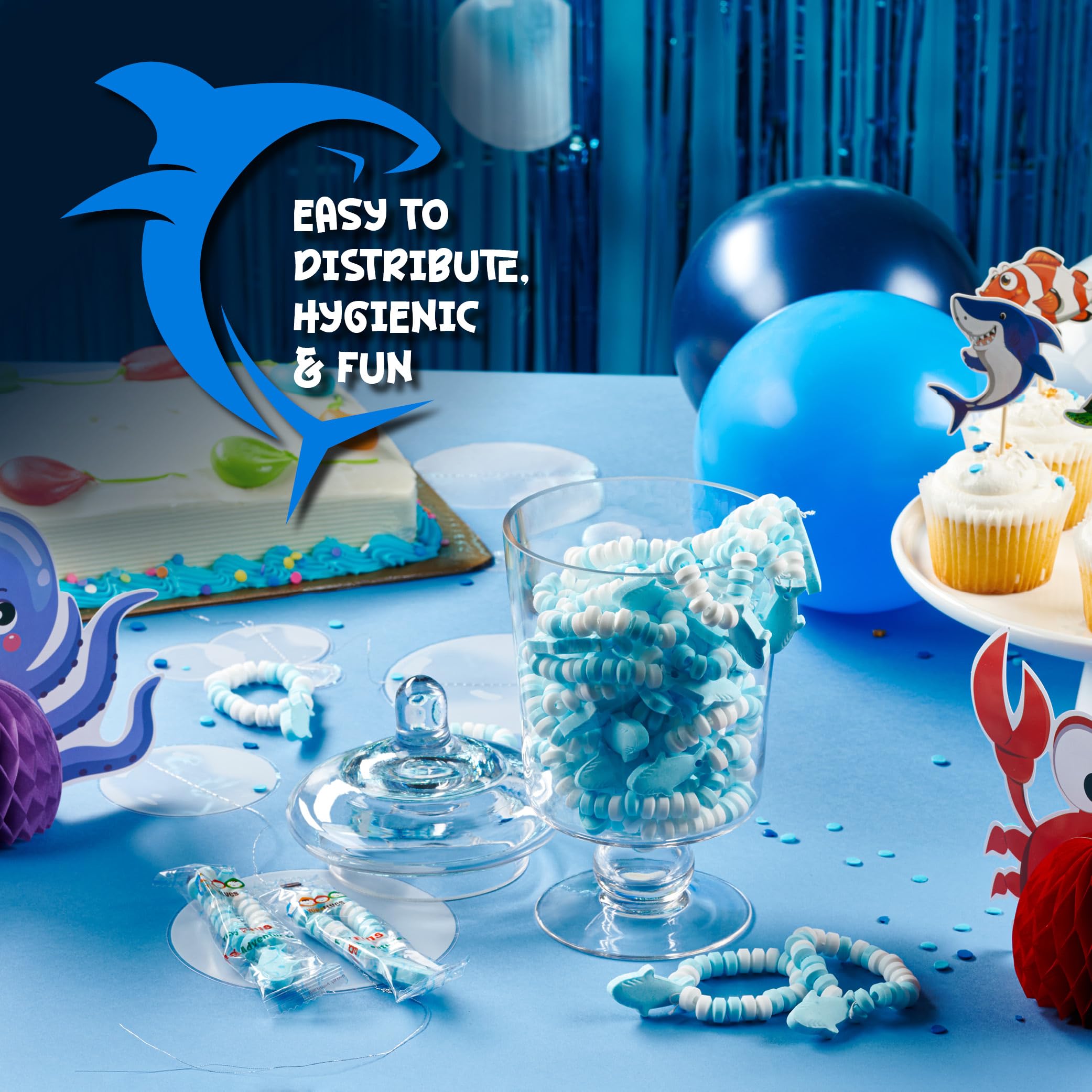 4YoreElves shark charm candy bracelets offering nostalgic charm and play