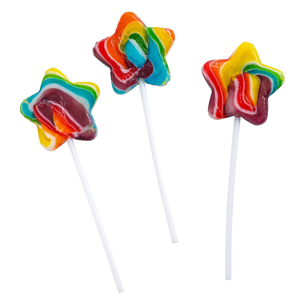 4YoreElves bright swirls and fruity flavors make these lollipops fun toppers.