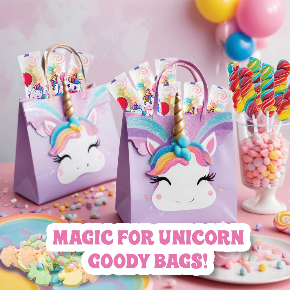 4YoreElves unicorn candy bracelets kids joy demonstrates party-ready goody bag filler.