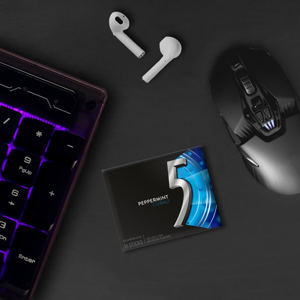 Peppermint Cobalt on a desk, ideal for quick breath refresh during work.