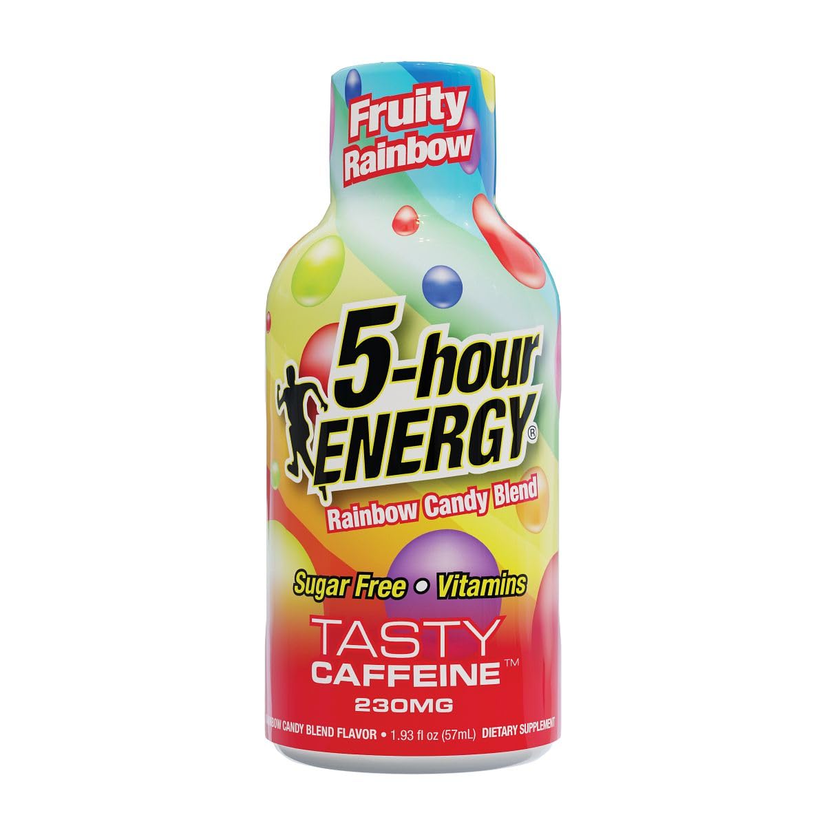 5-hour ENERGY Fruity Rainbow bottle energizes a busy day for quick lift