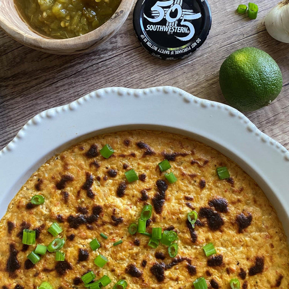 505 Southwestern Hatch Valley green chile sauce ready for crockpot and weeknight dinners
