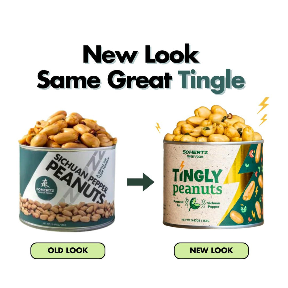 50Hertz Two-cans packaging shows ready-to-share snack for gatherings.