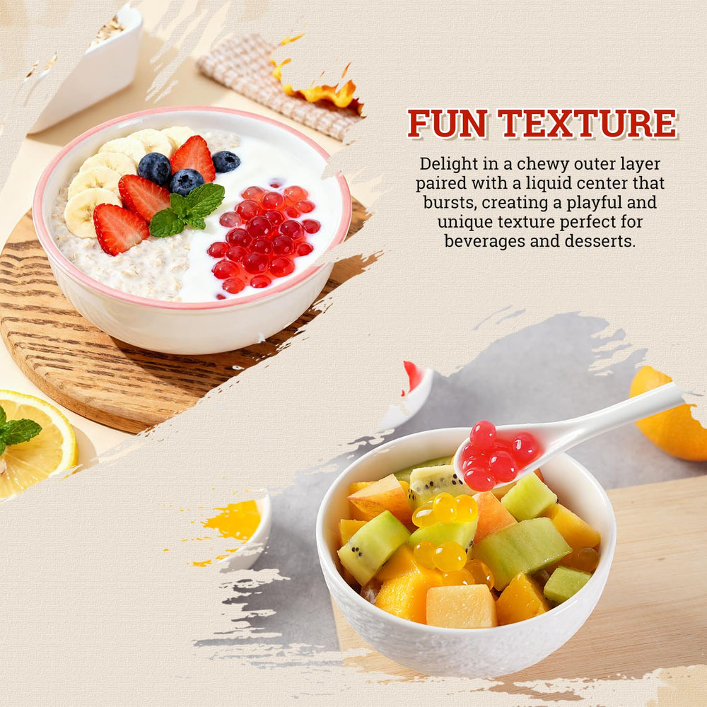 52USA Popping boba pearls for playful desserts and treats
