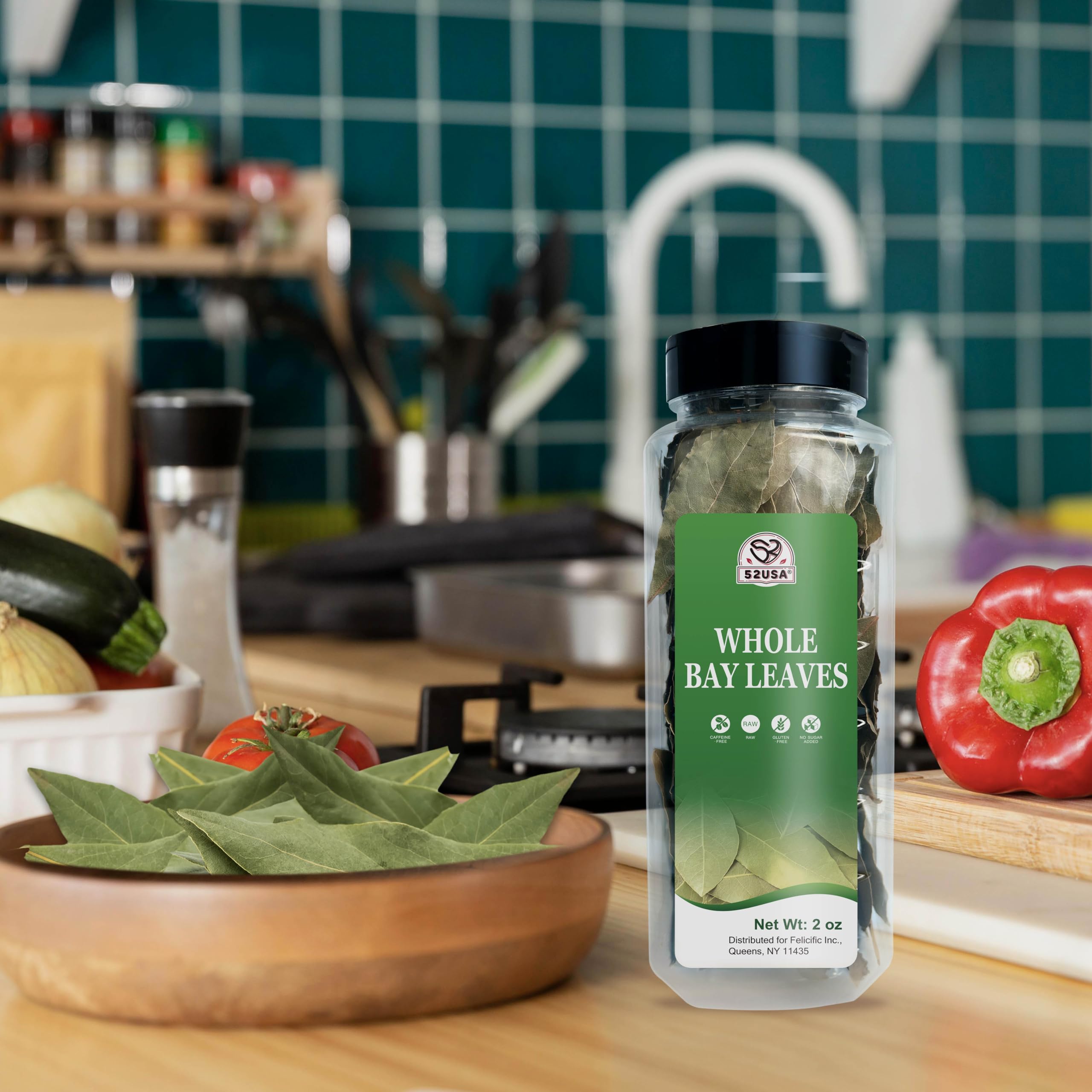 52USA Bay Leaves in stew, slow simmer delivers rich notes.