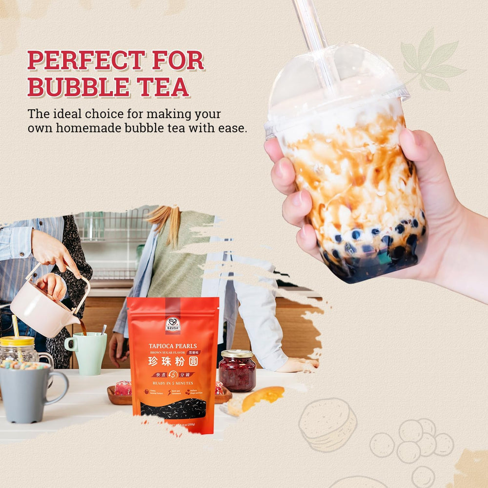 52USA Boba Pearl in coffee or desserts for flavor