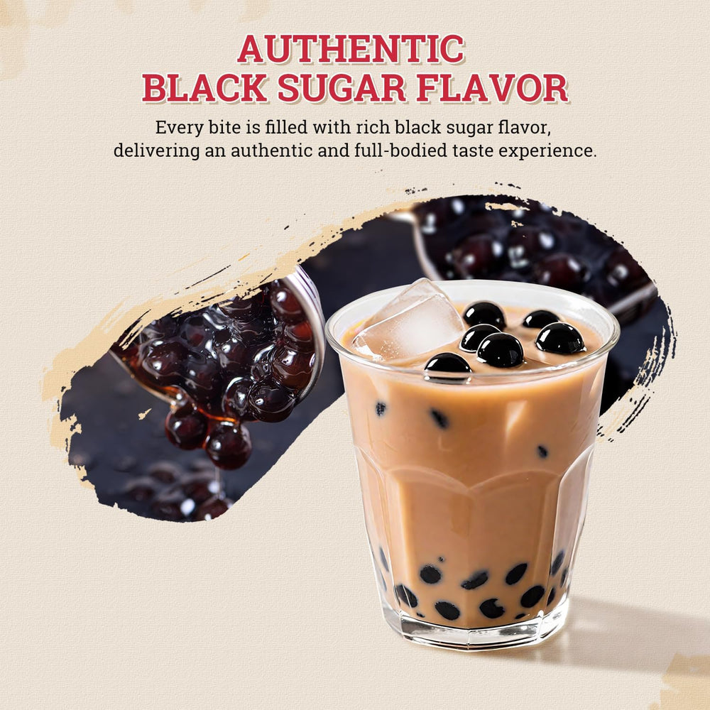 52USA Boba Pearl in milk tea setup for cafe-quality beverage