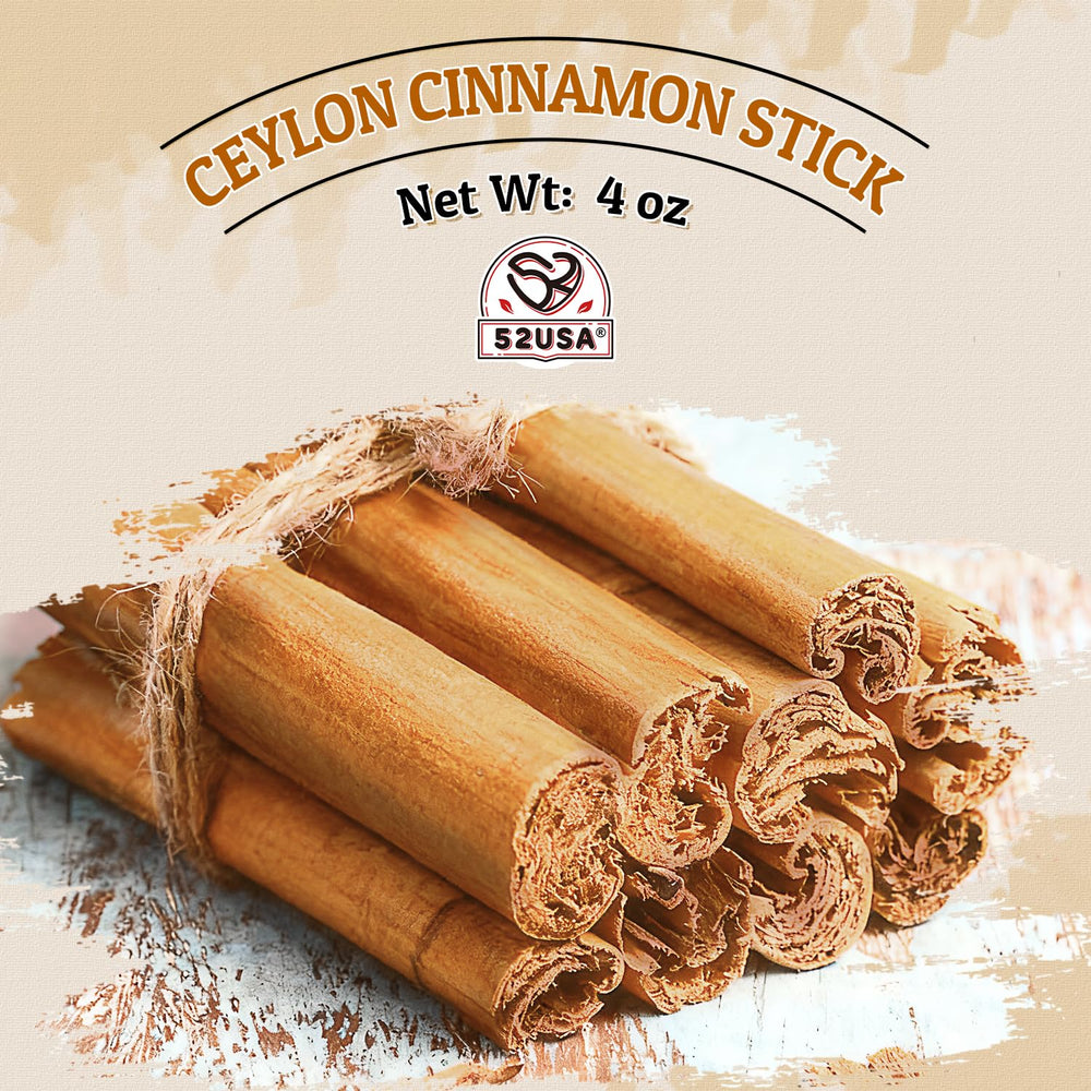 Ceylon cinnamon sticks added to a baking dish for desserts.