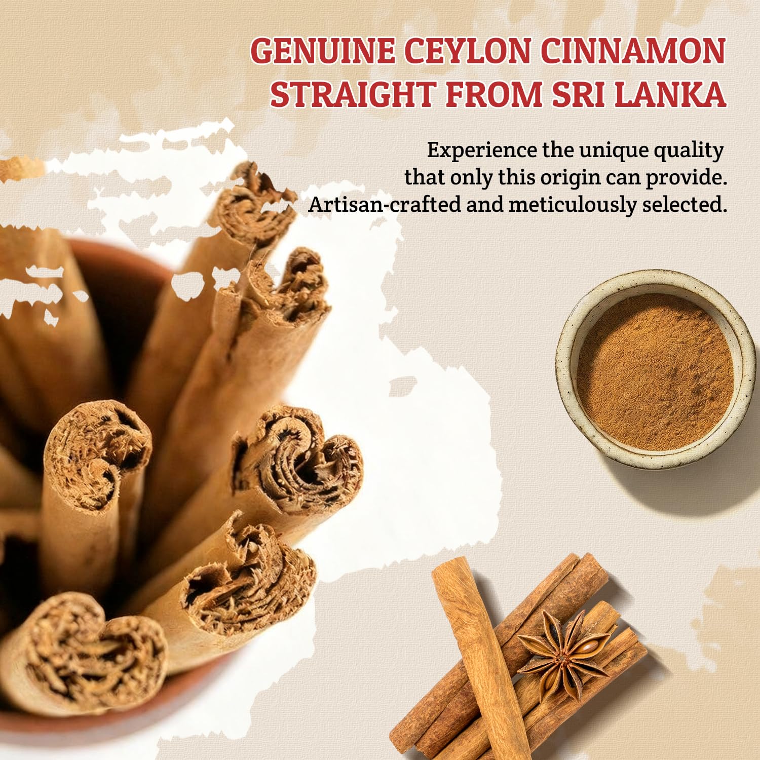 52USA cinnamon sticks in tea and coffee for warm flavor