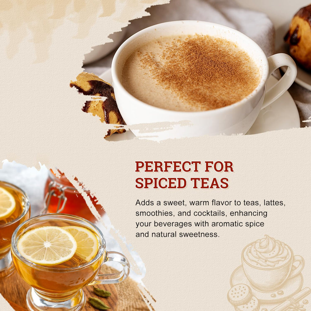 52USA cinnamon sticks and powder image suggests flavor layering and aroma