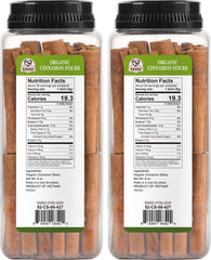 Closeup of 52USA cinnamon sticks highlighting rich aroma