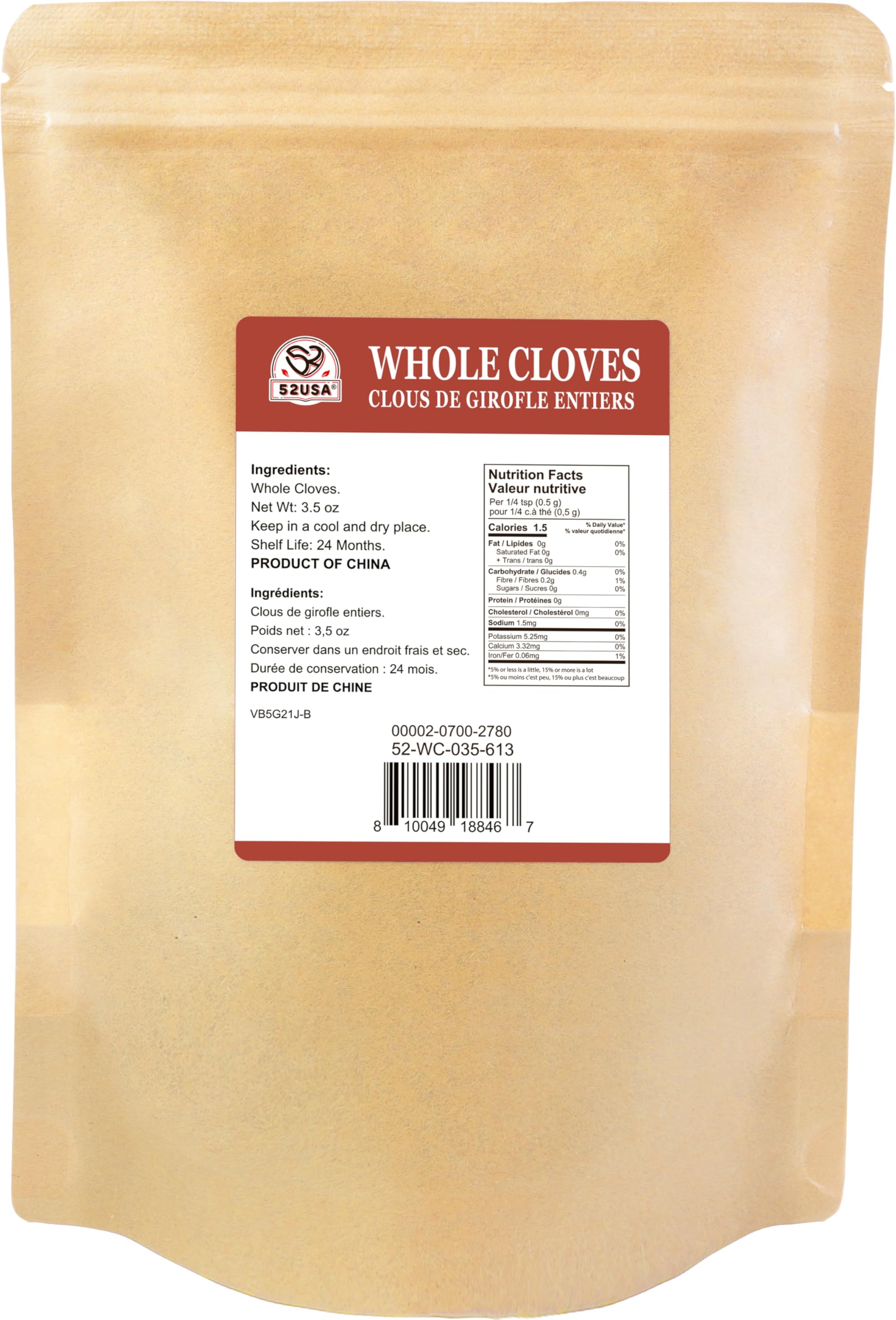 52USA hand-selected cloves closeup, showcasing premium quality and care