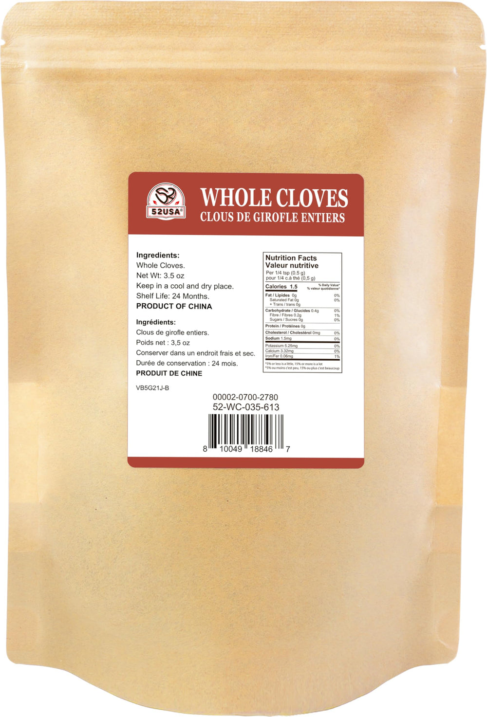 52USA hand-selected cloves closeup, showcasing premium quality and care