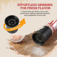 52USA Himalayan pink salt is packed in coarse crystals ideal for grinders