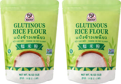 52USA Glutinous Rice Flour packaging highlights Thai origin and all-natural quality