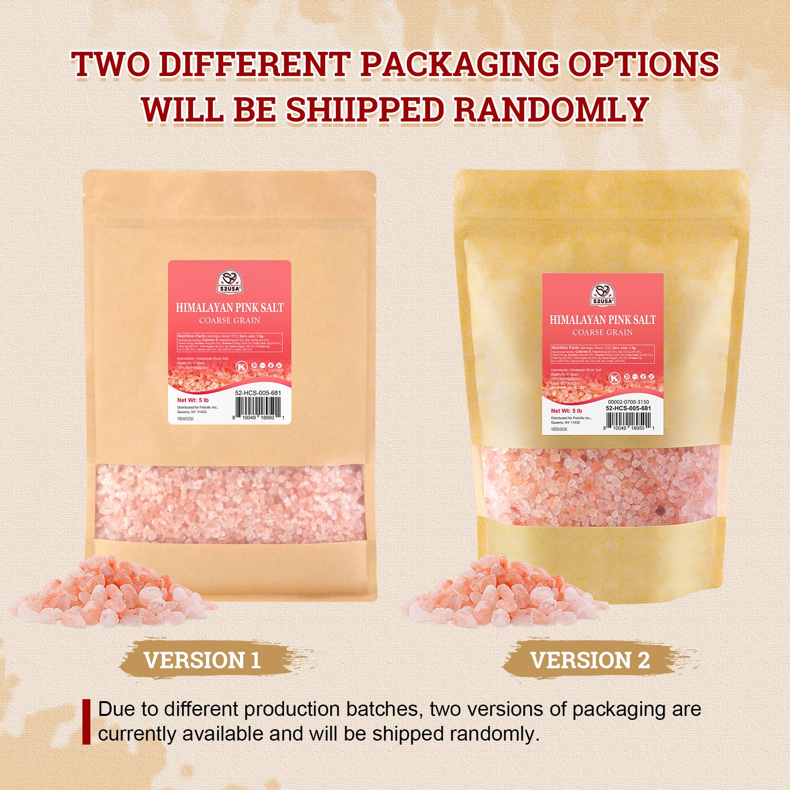 52USA Himalayan pink salt crystal closeup highlights natural texture for gourmet cooking.