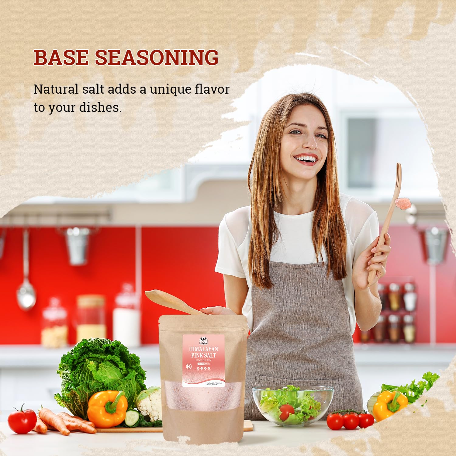 52USA Himalayan Pink Salt Fine suitable for bath soaks and spa moments