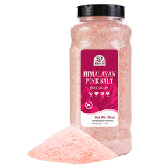 52USA Himalayan pink salt fine grain bottle for everyday seasoning and flavor.