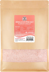 52USA Himalayan pink salt fine grain jar showcases premium flavor for cooking and finishing