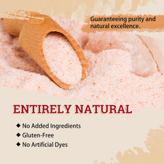 52USA Himalayan pink salt on a finished dish highlights its delicate pink hue