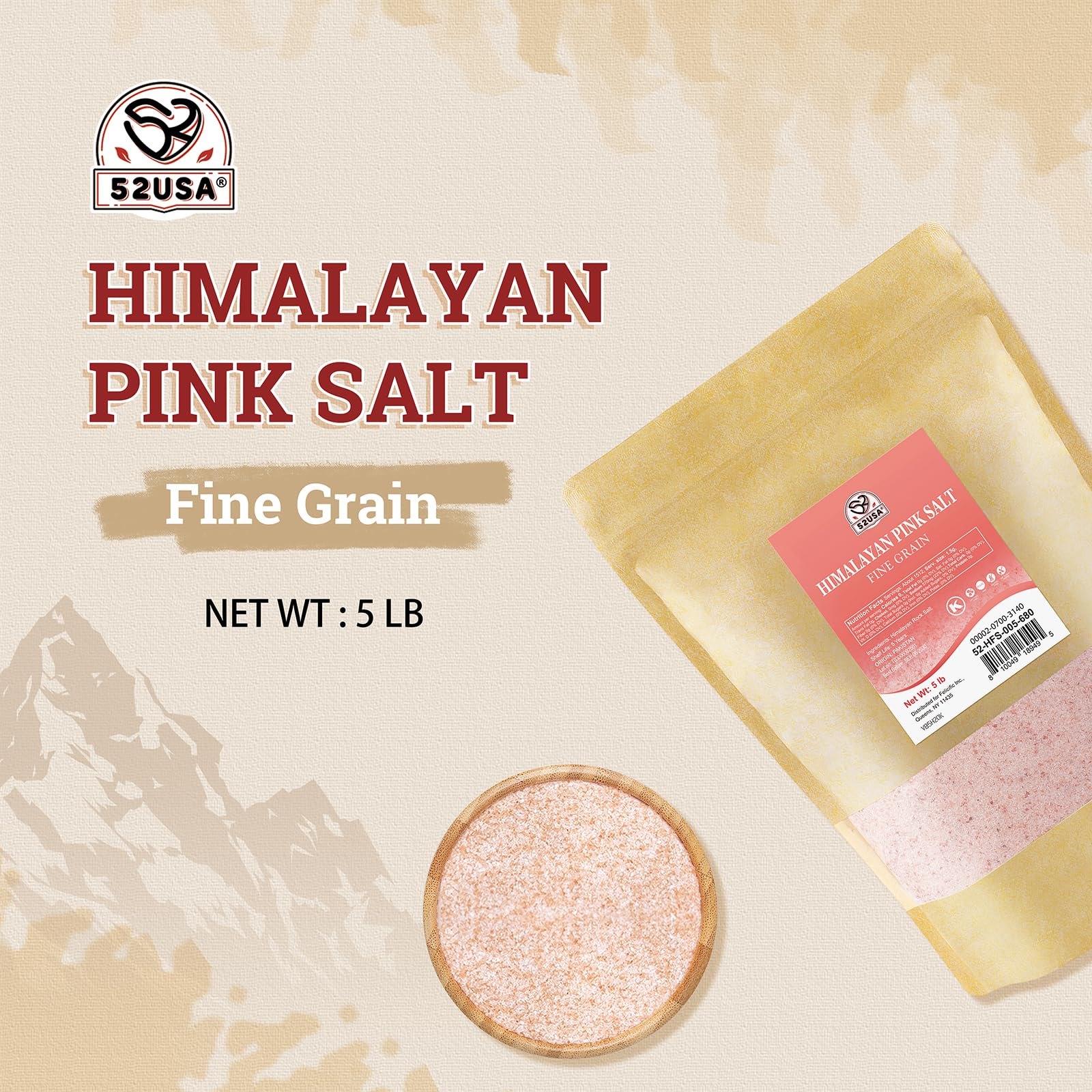 52USA Himalayan pink salt kitchen setup shows versatile finishing and flavoring