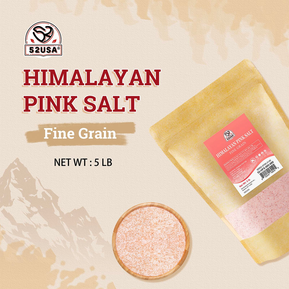 52USA Himalayan pink salt kitchen setup shows versatile finishing and flavoring
