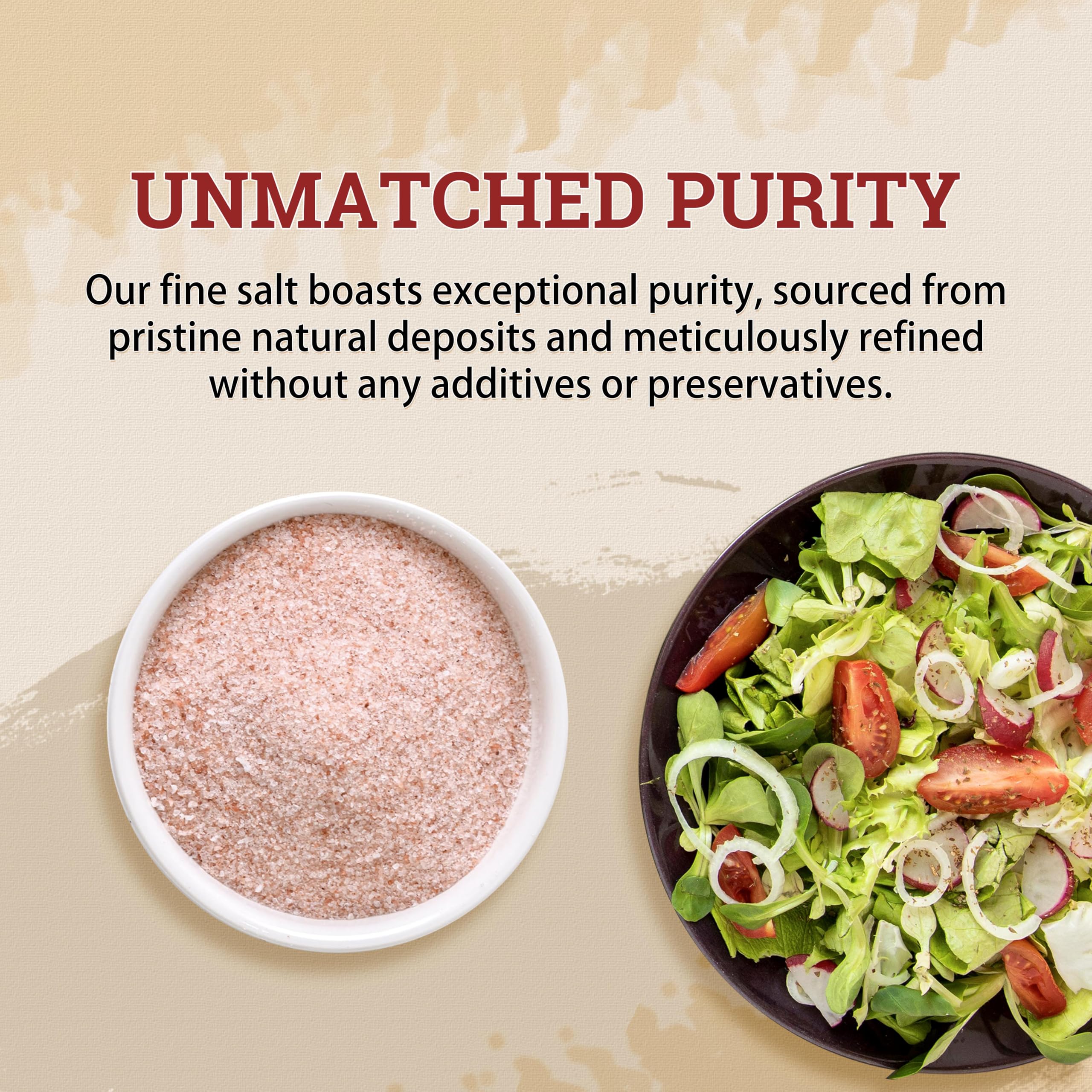 52USA Himalayan pink salt packaging showcases premium quality and branding.