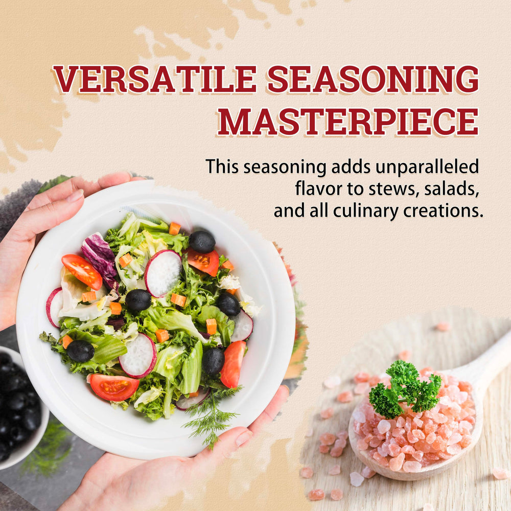 52USA Himalayan salt enhances roast meats with nuanced flavor and moisture retention during cooking.