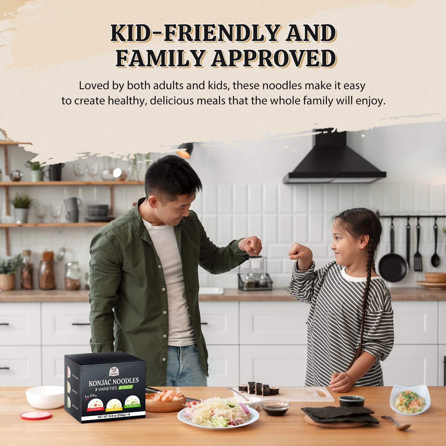 52USA Konjac Shirataki Cooking-friendly noodles absorb sauces well