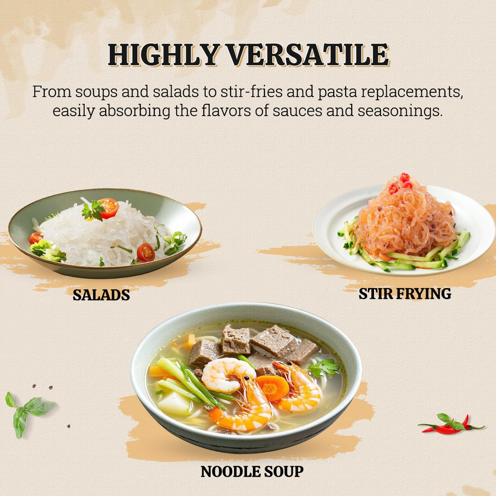 52usa Konjac Shirataki Noodles on the go pack emphasizing convenient six-pack freshness