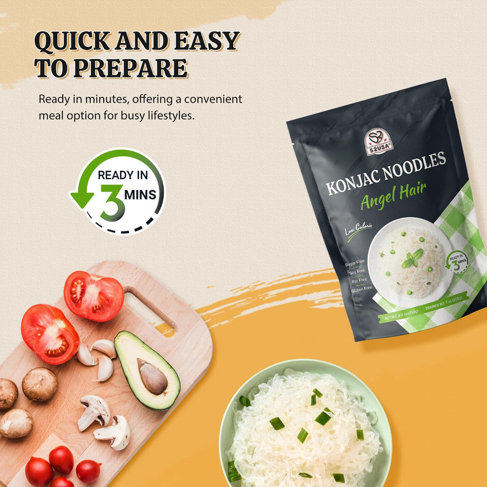 52USA Konjac Shirataki Sugar-free noodles for diet-conscious meals
