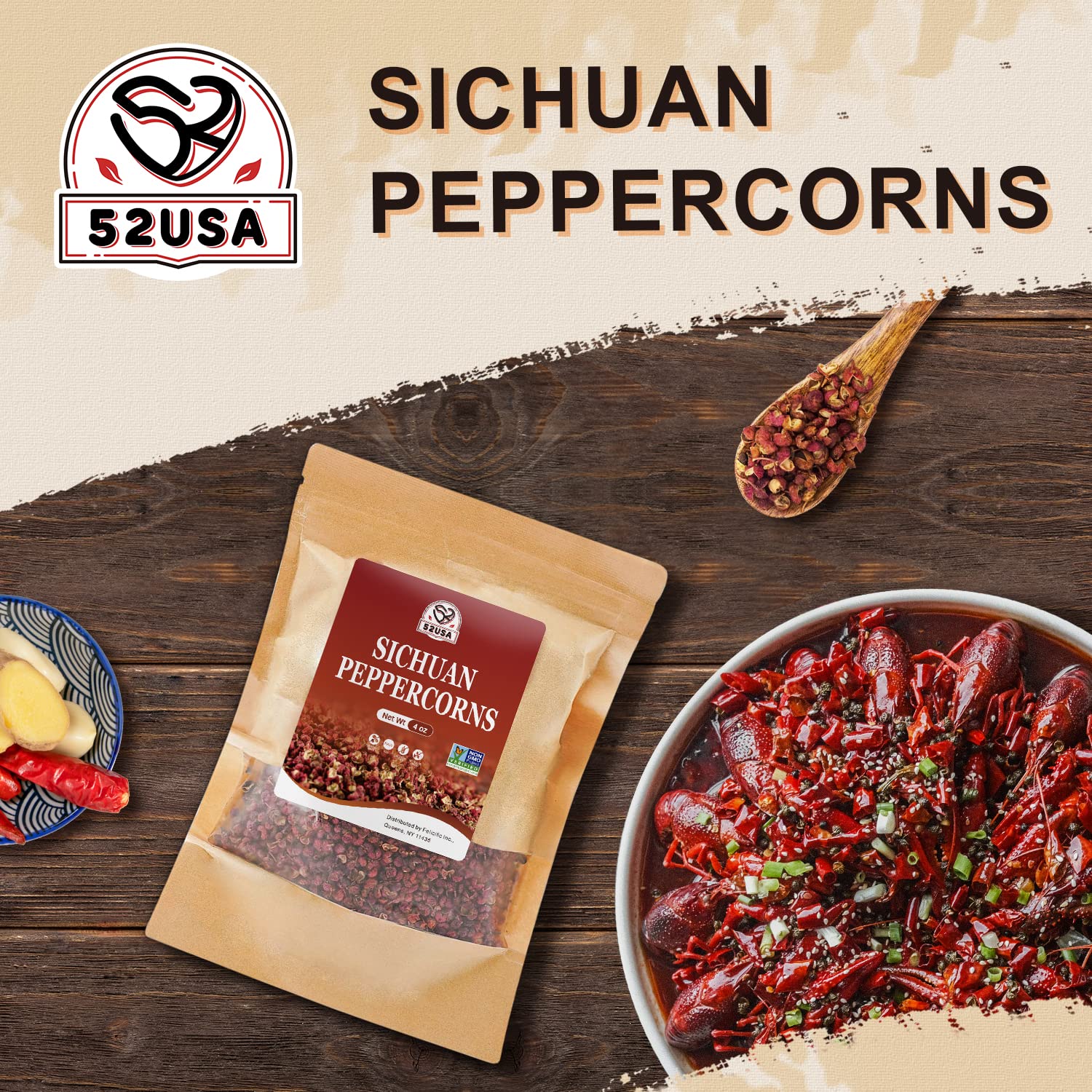 52USA Mapo tofu spice boosts authentic Sichuan flavor for tofu dishes.