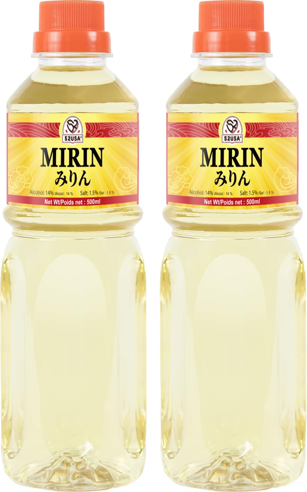 52USA Mirin bottle showing authentic Japanese flavor for versatile cooking.