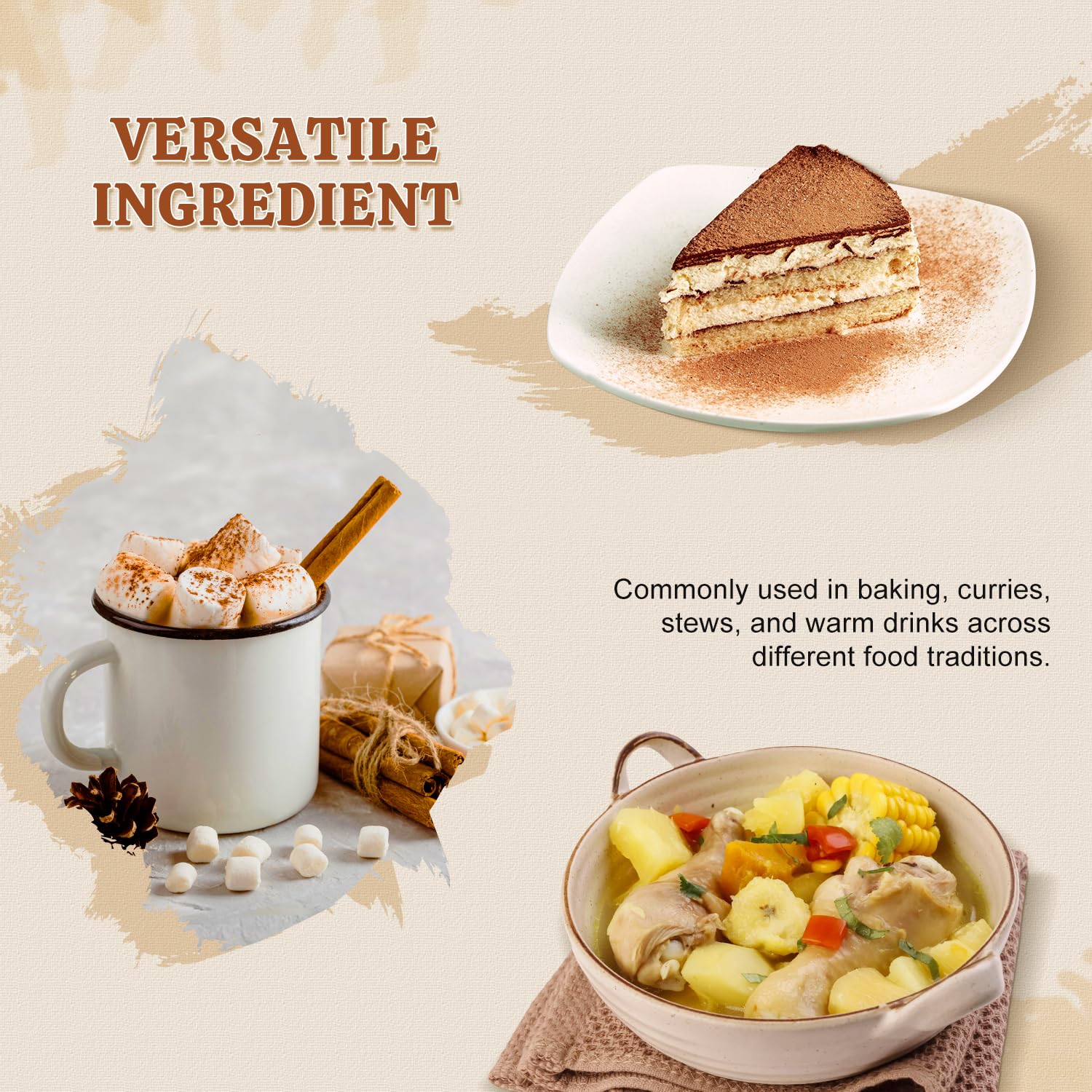 52USA Cinnamon Powder added to coffee for enhanced flavor